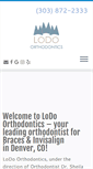 Mobile Screenshot of lodoorthodontics.com